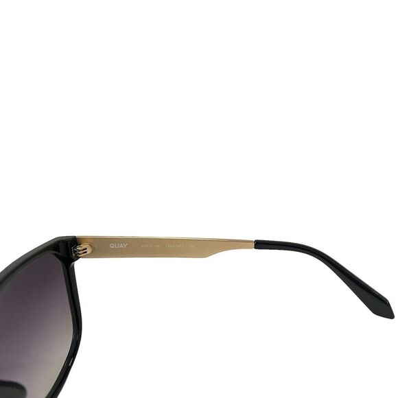 Quay Australia No Curfew Shield Sunglasses Black Smoke Polarized